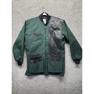 Vintage Back Fence Sportswear‎ Mens Medium  Shooting Trap Jacket Green Marksman